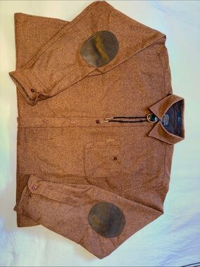 Pendleton Brown Wool Jacket with Dark Trim